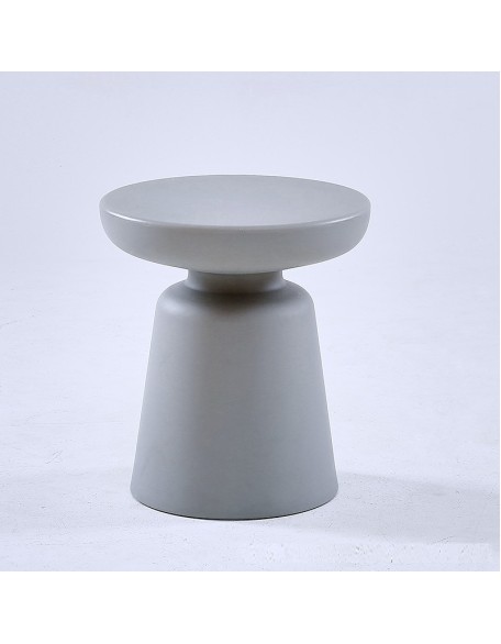 Modern minimalist side table round small household plastic coffee table living room round table