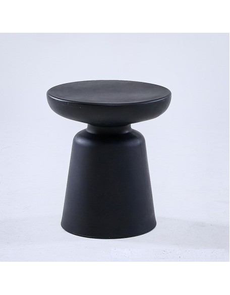 Modern minimalist side table round small household plastic coffee table living room round table