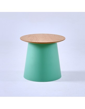 Simple living room small house tea table European round simple side table short table